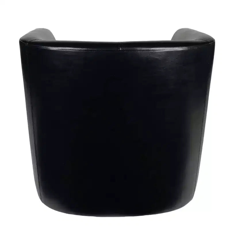 Fauteuil pivotant club contemporain en similicuir