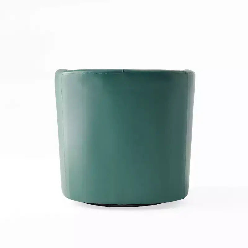 Fauteuil pivotant club contemporain en similicuir