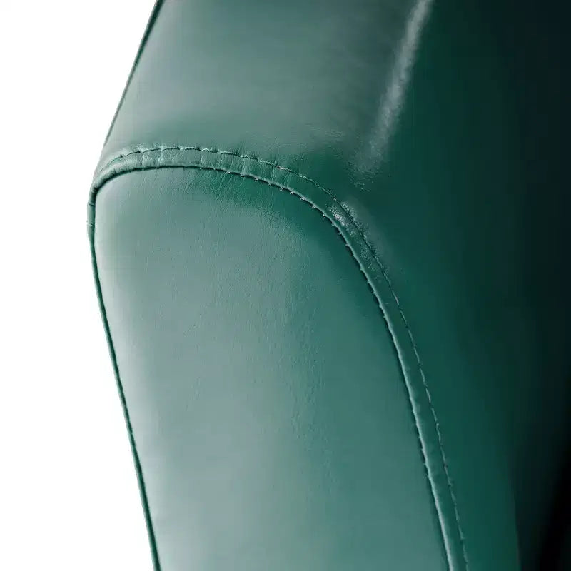 Fauteuil pivotant club contemporain en similicuir