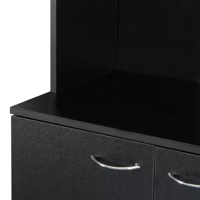 Alacena alta de cocina de 70.87, con 6 puertas, 1 estante abierto y 1 cajón