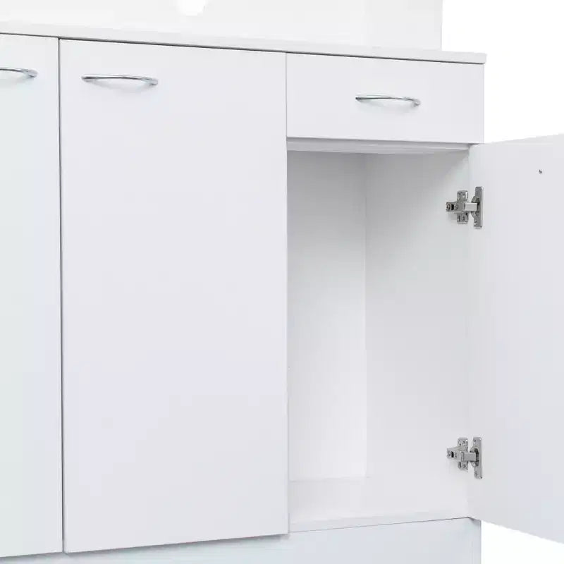 Alacena alta de cocina de 70.87, con 6 puertas, 1 estante abierto y 1 cajón