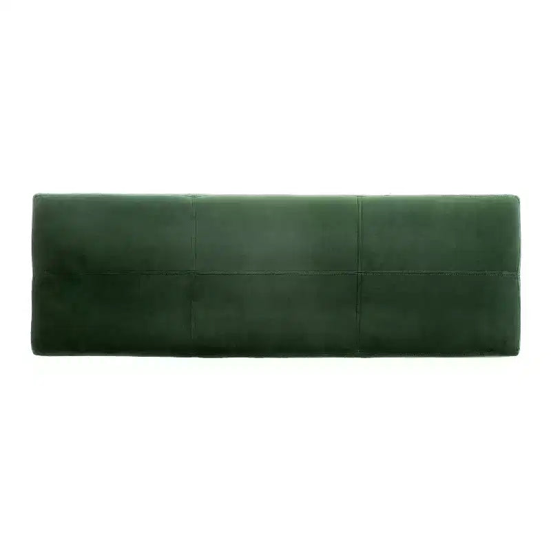 Pouf de rangement rembourré en velours