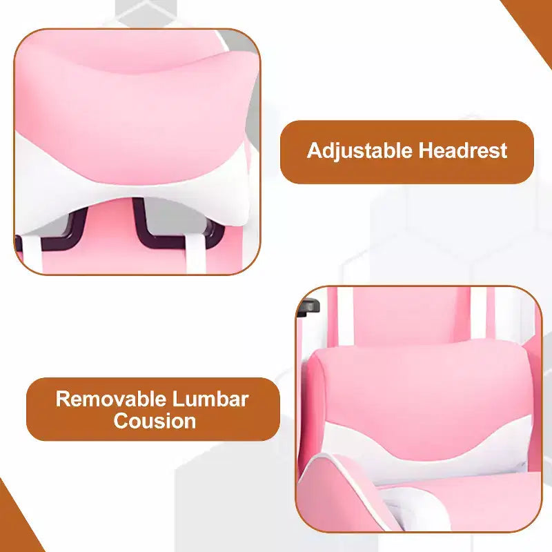 Fauteuil de jeu de course et de bureau avec fonction de massage et soutien lombaire, similicuir PU, pour adulte