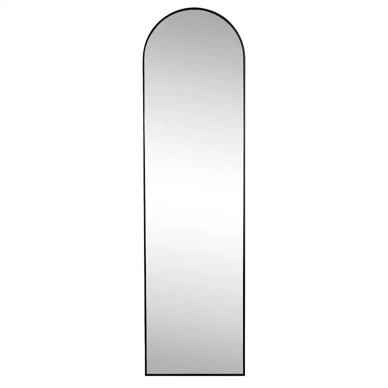 Wandspiegel mit gewölbtem Metallrahmen